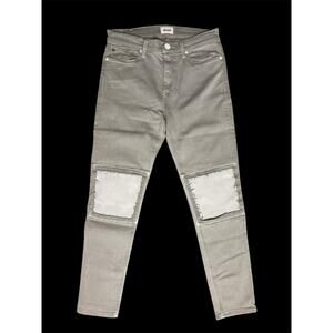 Hudson Gray Midrise Ankle Suzzi Super Skinny Denim Jeans Men's Size 30